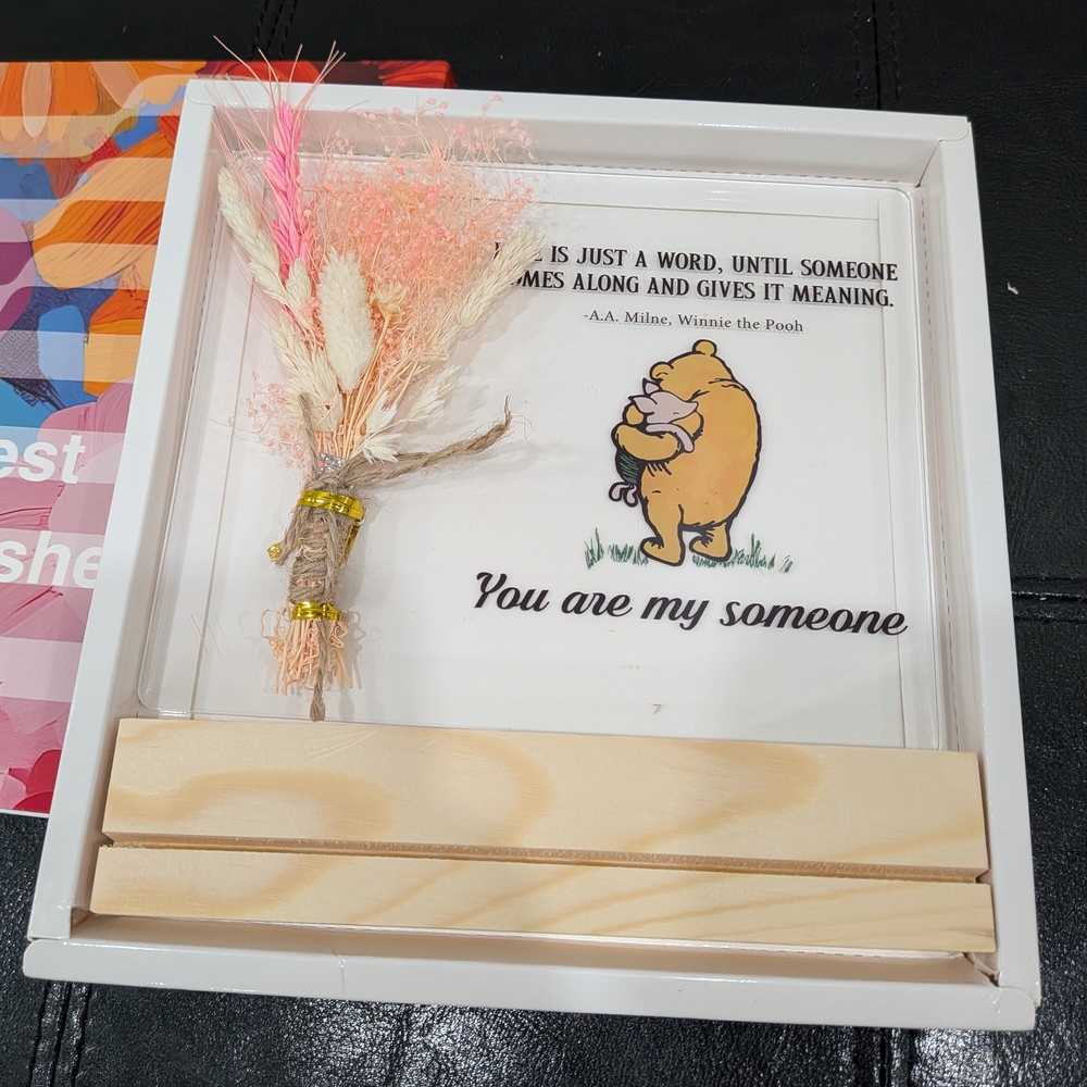 Brand New Winnie the Pooh "You Are My Someone" Decorative Frame With Stand